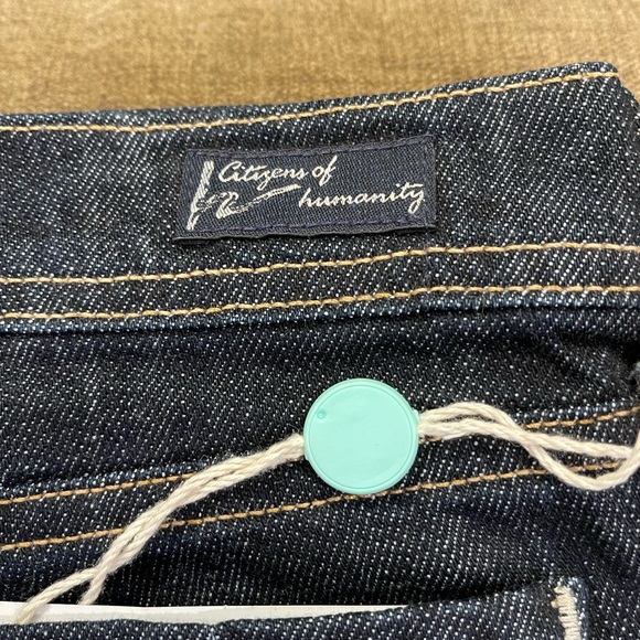 Citizens Of Humanity Ava Jeans Size 28 Low Rise Classic Straight Leg Dark Wash - Picture 3 of 16